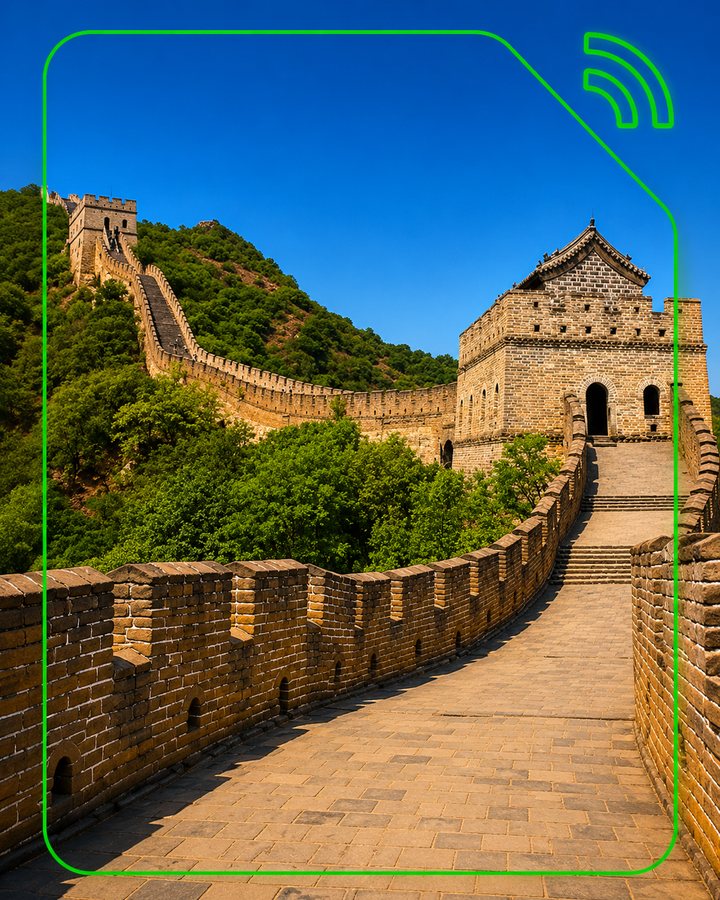 Travel eSIM for China, bought in the Avas app