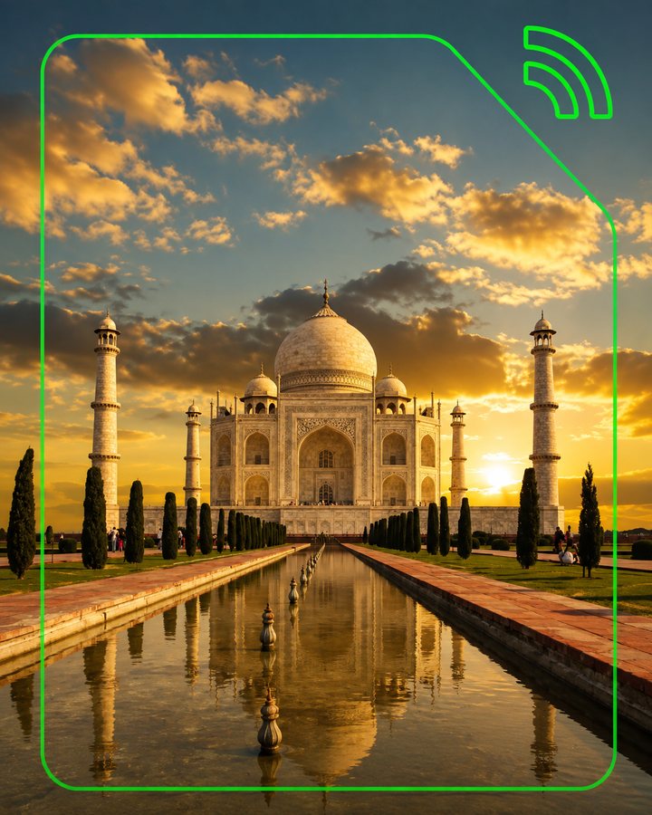 Travel eSIM for India, bought in the Avas app