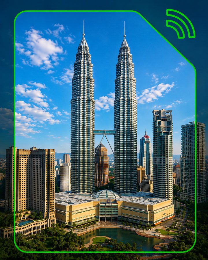 Travel eSIM for Malaysia, bought in the Avas app