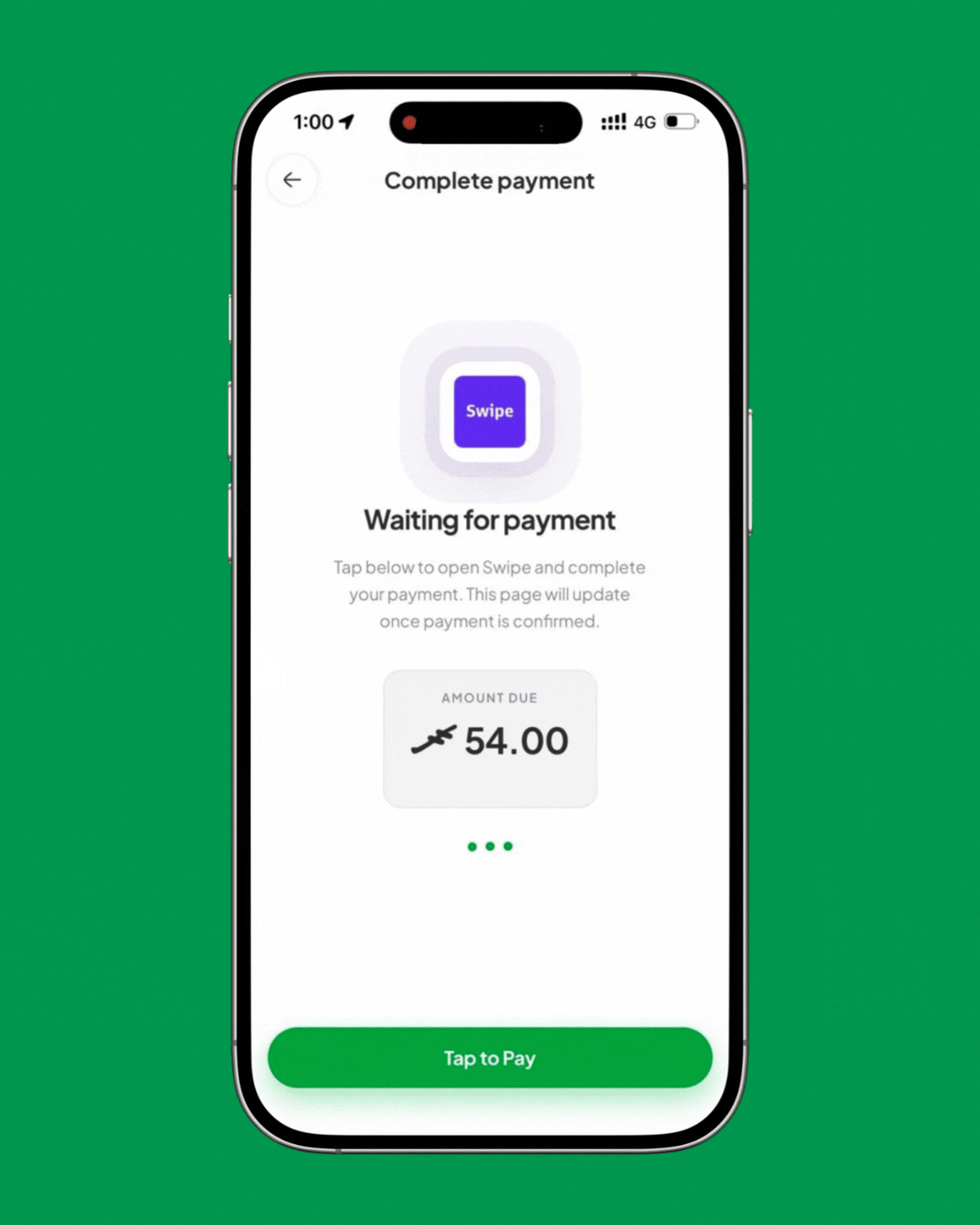 Completing payment for a prepaid SIM in the Avas app
